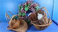 Wreath & Basket w/Tote