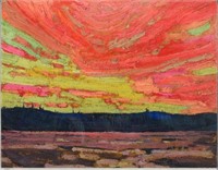 Canadian Art Collection - Tom Thomson Panel - "SU