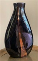 Signed Studio Large Art Glass Vase