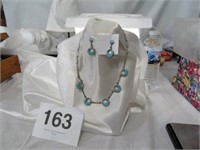 VTG BEAUTIFUL STERLING SILVER TURQUOISE