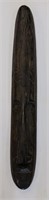 39" Wood African Mask Wall Hanging, lizard