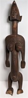 31" African Female Fertility Wood Statue, both