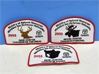 Ontario Hunter Crests for 2003 - Deer, Moose, Bear