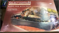 Select edition roast pan with non stick rack ,