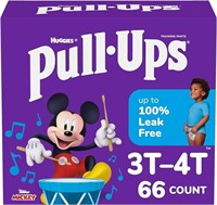 Pull-Ups 3-4T 66CT