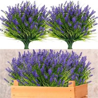 24 Bundles Faux Lavender Flowers