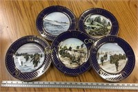 SET 5 SPODE WWII COLLECTOR PLATES