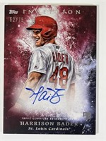 Harrison Bader Topps Inception Autograph Rookie