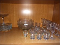 Large, assorted glassware lot
