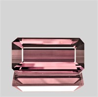 Natural Peach Pink Tourmaline 1.10 Cts  { Flawless