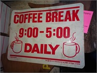 Small Coffee Break Sign