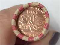Roll Of 2012 Pennies