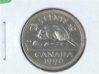 1990 Bare Belly Nickel