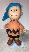 Vintage Applause Charlie Brown plastic doll on