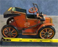 6in lever action tin car. See desc.