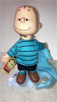 Vintage Applause Linus plastic doll on stand
