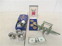 Lot of Vintage Smalls Collectibles - Pewter,