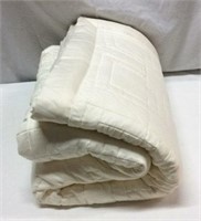 NEW Queen Ivory Bed Blanket P7H