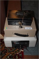 3 Locking Cash Boxes With Keys