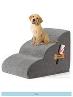 Romrol Dog Ramp  Pet Steps  3-Tiers-Deep Grey