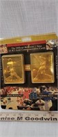 McGwire & Sosa 23k Gold Commemorative Cards