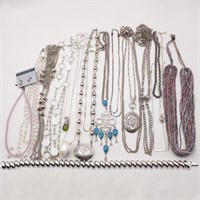 Silver-tone & Crystal Necklaces