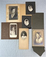 Vintage Photograph Portraits with Covers