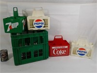 5 caisses: Coca-Cola, Pepsi, etc