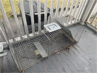 LIVE ANIMAL 1-DOOR CAGE TRAP (42" X 15" X 15")