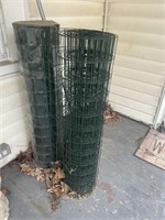 2 ROLLS OF GREEN WIRE FENCE