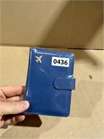 New Passport leather blue cover