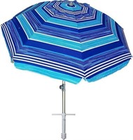 NEW $76 7ft Portable Beach Patio Umbrella