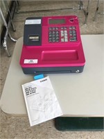 Casio pink electronic cash register
