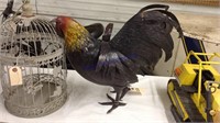 Metal decorative chicken