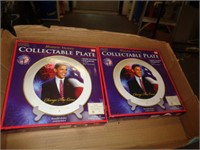 2 - PRESIDENT OBAMA COLLECTOR PLATES
