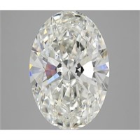 Igi Certified Oval Cut 6.08ct Vs2 Lab Diamond