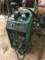 Migmaster 250 welder, bottle, leads, wire, gauge