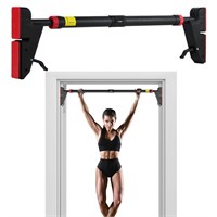 FICTOR Door Pull Up Bar Built-in Level, Drill-Free