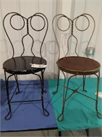 2 Ice Cream Parlor Style Chairs