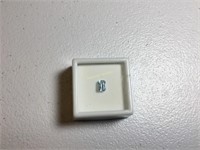 Labeled as 1.2CT LIGHT BLUE TOPAZ
