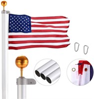 Commercial American Flag 20ft Pole