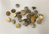Lot of Assorted Military buttons