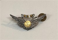Sterling Silver WWII US Navy Air Crew Wings