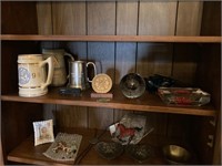 Shelf Contents: Stein's/Glassware