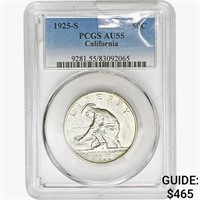 1925-S Jubilee Half Dollar PCGS AU55