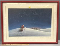 Tom Wilson Signed Christmas Santa Print 952/1500