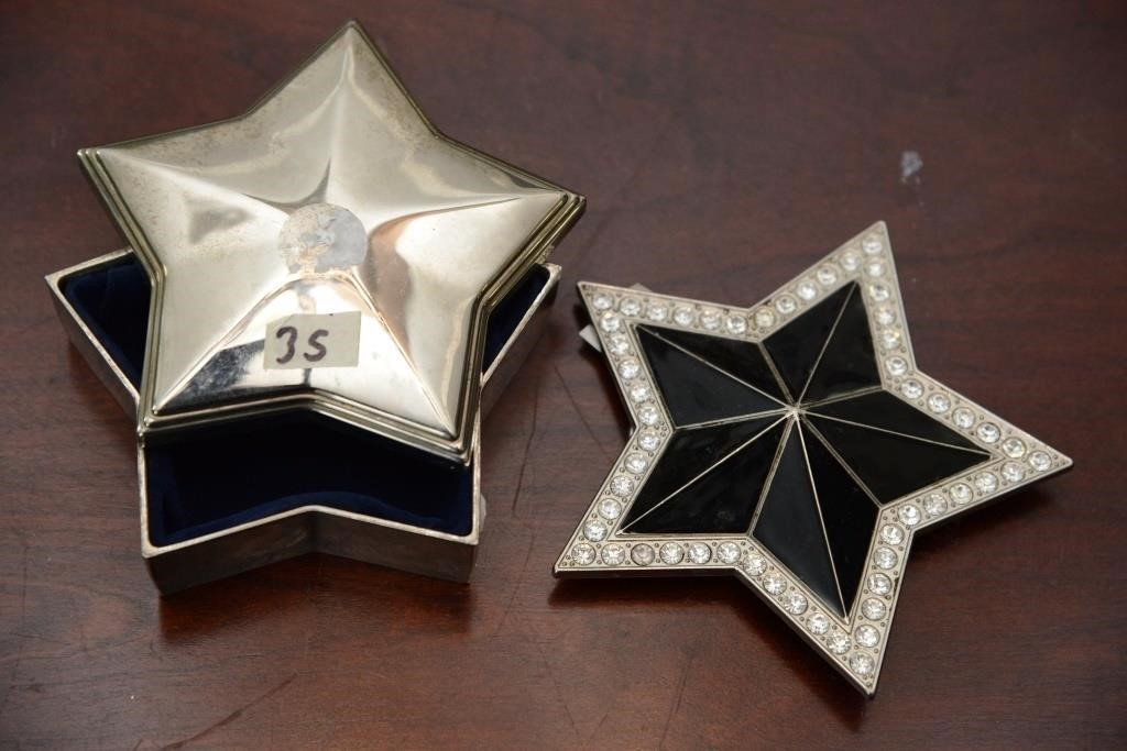 STAR LOT TRINKET BOX, BELT BUCKLE