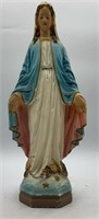 Vintage Virgin Mary Statue