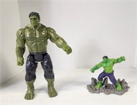 Hulk Action Figure  Hasbro and Rubber Hulk