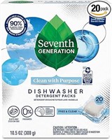 Seventh Generation Dishwasher Detergent Packs,